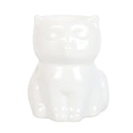 Shiny White Cat Wax Melt Burner - Oh My Melt