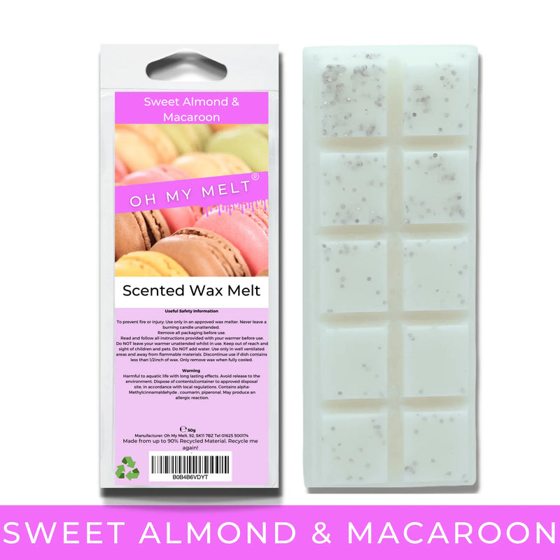 Sweet Almond & Macaroon Wax Melt - Oh My Melt