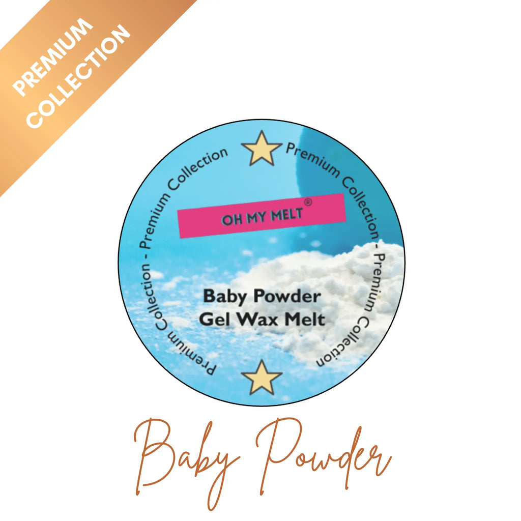 Baby Powder Gel Wax Melt - Premium - Oh My Melt