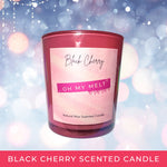 Black Cherry Scented Candle - Oh My Melt