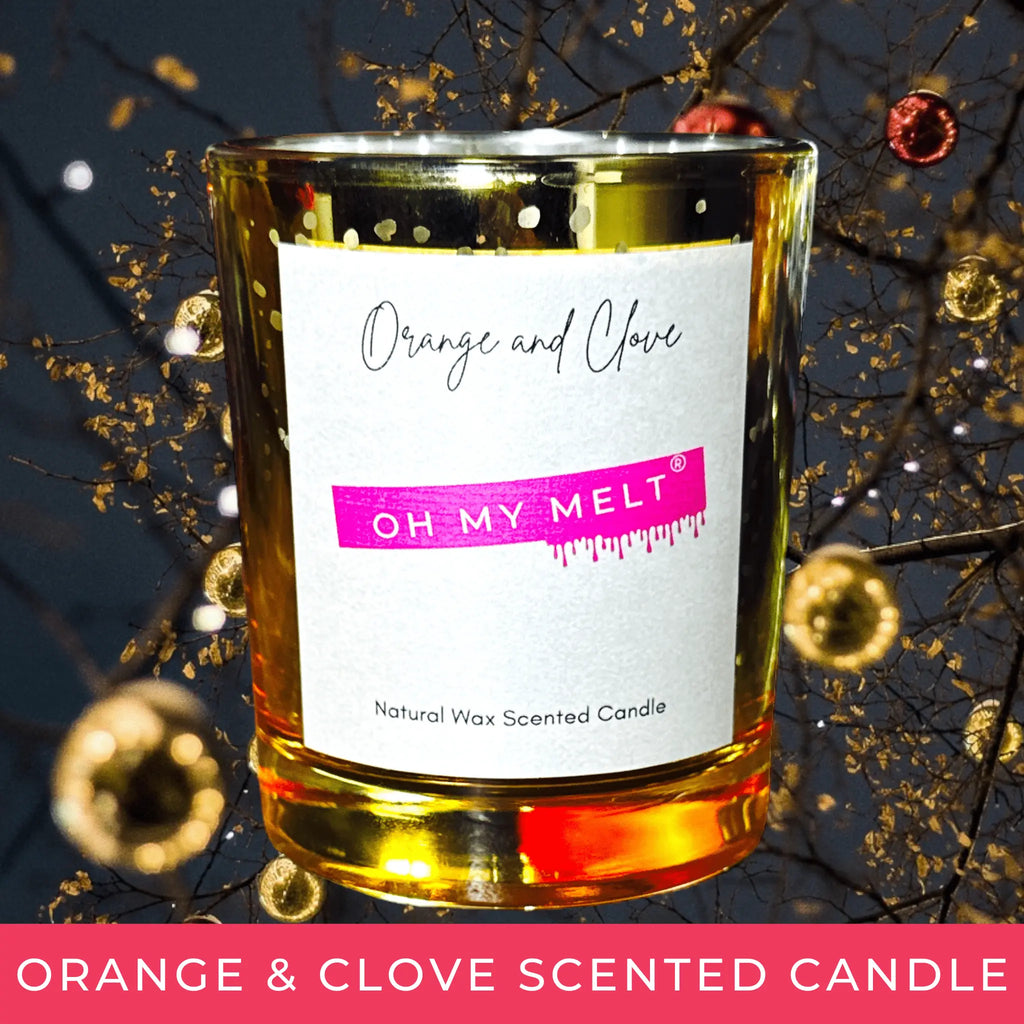 Orange & Clove Scented Candle - Oh My Melt