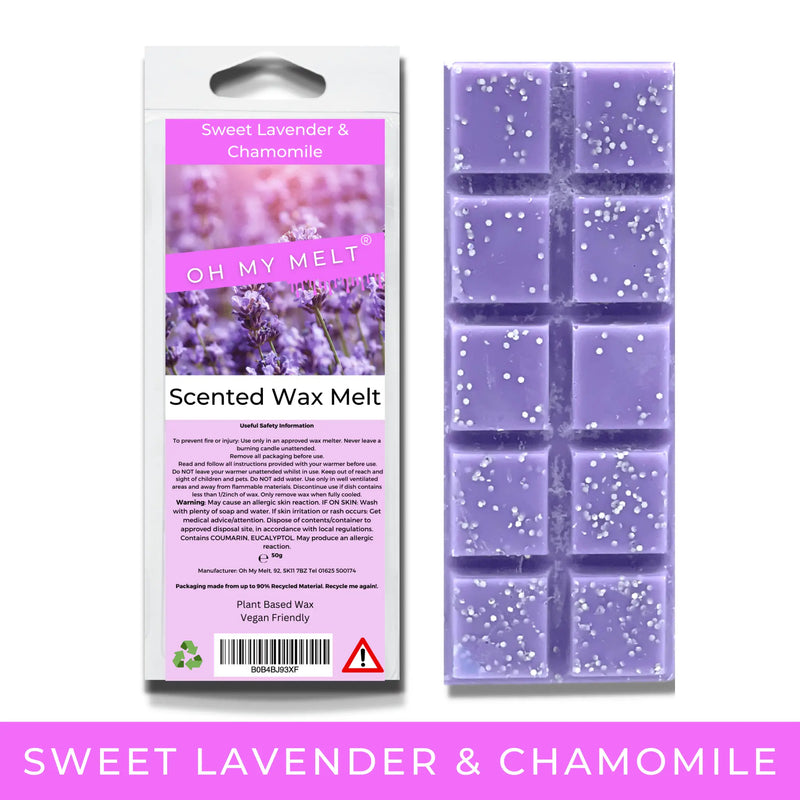 Sweet Lavender and Chamomile Wax Melt - Oh My Melt